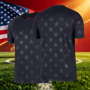 2026 USA National Home And Away 10# Pulisic Short Sleeve Soccer Jersey Fans Version Breathable