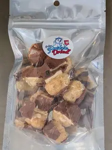 Polar Freeze Dried Caramel Peanut Bites - Crispy & Airy Snack Bites - 2 sizes - Perfect for Parties & Gifting - Commercial Kitchen Made
