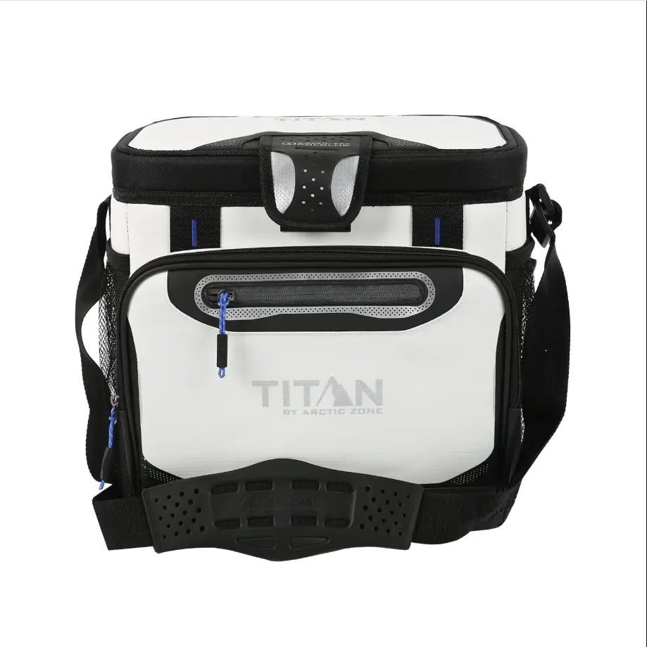 Titan by Arctic Zone 16 Can Zipperless Soft Cooler, 11 Quart, White