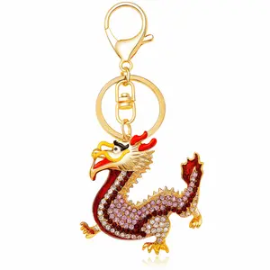 Emotional Support Dragon Keychain