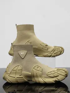 Men's Sporty Boots, Casual Comfortable Breathable Non-slip Hiking Shoes, Outdoor Sports Footwear for Men