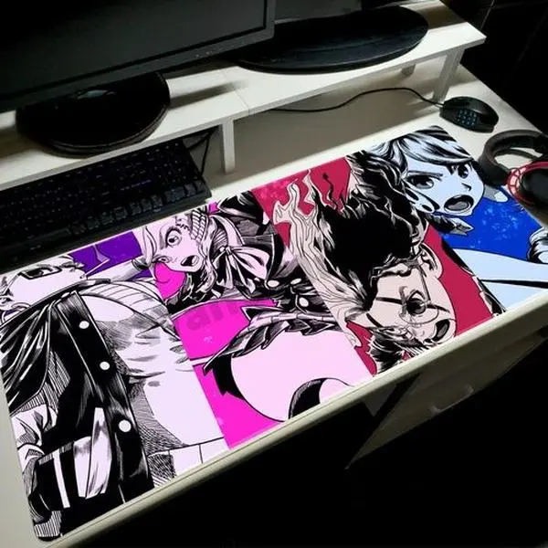 Ayase Momo Dandadan Giant Gaming Mousepad Work Desk Playmat, Home Decor, Anime Desk Mat – Smooth, Non-Slip, Vibrant Design for Work & Gaming