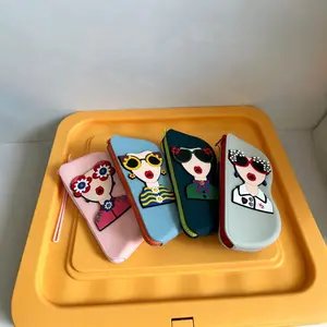 Silicone Glasses Case, 1 Count Portable Glasses Storage Bag,   Travel Glasses Case for Indoor & Outdoor, Portable Sunglasses Organizer, Glasses Holder