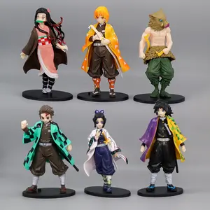 Demon Slayer Figures Kamado Tanjirou Nezuko Zenitsu Inosuke Butterfly Ninja Models Collectible Anime Action Figures
