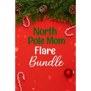 North Pole Mom Flare Bundle - (1 Fiona Flare + 1 North Pole Mom Crewneck)