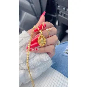 GLD 24K Virgin de Guadalupe Necklace