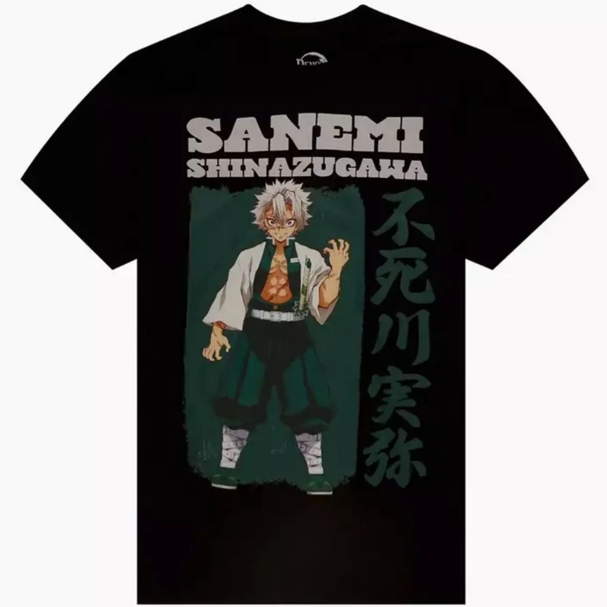 Demon Slayer: Kimetsu No Yaiba Sanemi T-Shirt, Anime Graphic T-Shirt, Japanese Manga Streetwear Tee, Retro Otaku Gift for Men Women