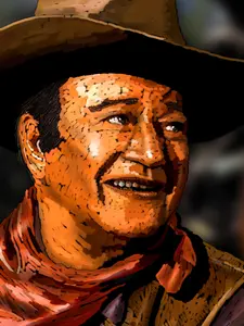 John Wayne - Fine Art Painting - Available in Multiple Sizes