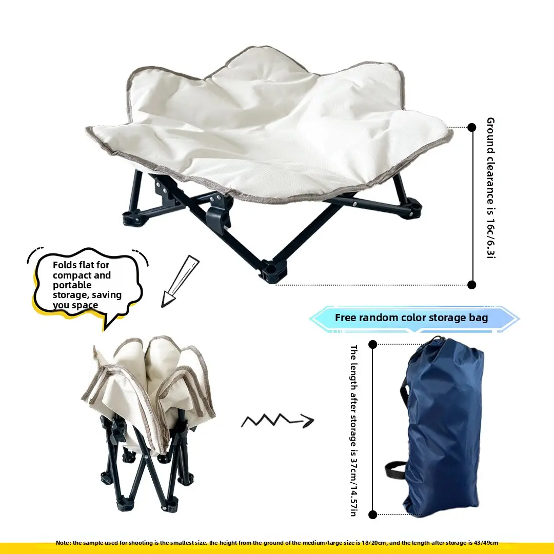 Winter Warm Dog Bed, Quilted Foldable Pet Bed, Sturdy Hexagon Portable Pet Cot for Cats & Dogs, Indoor Outdoor Use Winter Warm Dog Bed, Quilted Foldable Pet Bed, Sturdy Hexagon Portable Pet Cot for Cats & Dogs, Indoor Outdoor Use