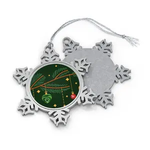 Pewter Snowflake Ornament