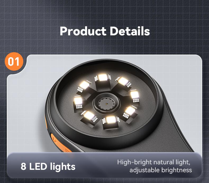 Portable Handheld Digital Microscope 400X Magnification 2MP HD Camera with Built-in Screen, USB Rechargeable Pocket Microscope for Electronic Repair, Soldering, Jewelry Inspection