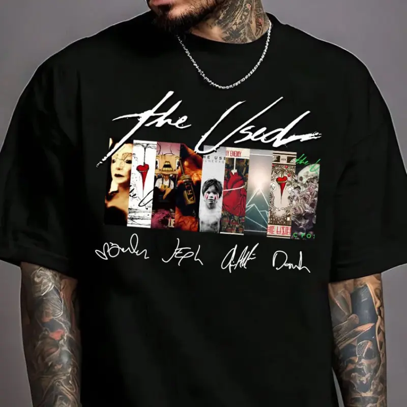 The Used Album Ver 2 Shirt, Rock Band Tee, Tour Merch, Unisex