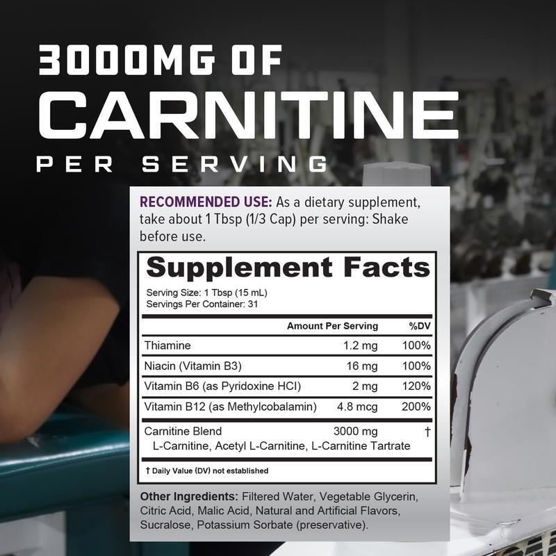 Cutler Nutrition Liquid L-Carnitine 3000mg 3 Pack | Sour Gummy Worm/Sour Peach Rings/Sweet Orange Flavors | Pre-Workout Energy & Metabolism Support Supplement Dietary Vitamin Edible Fitness Amino