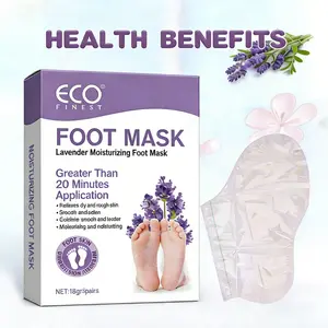 Lavender Exfoliating Foot Peel Mask 3 Pairs | Deep Moisturizing Foot Mask for Dead Skin & Calluses, Smooth Soft Heels Spa Treatment for Men & Women