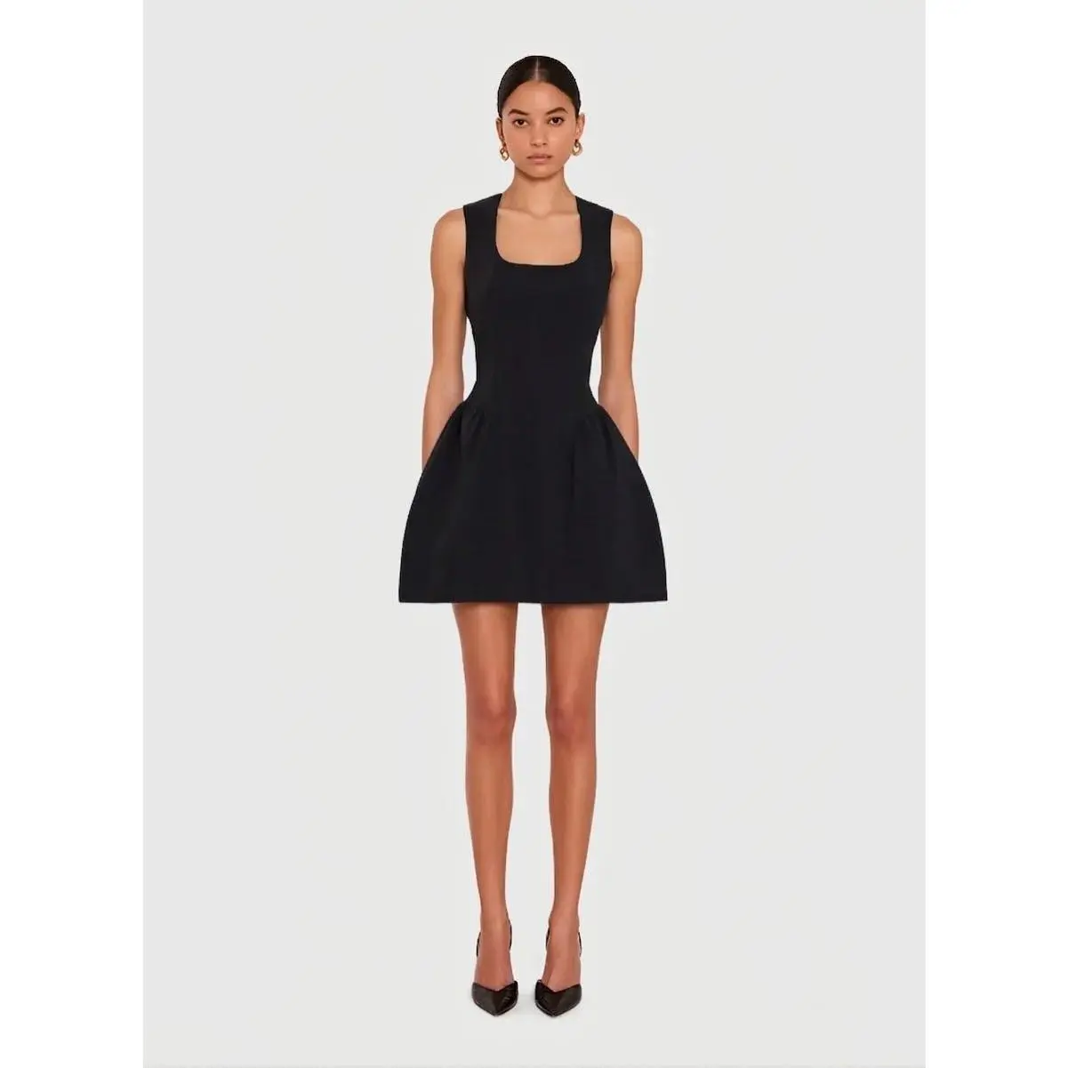 Amanda Uprichard Leora Dress in Black