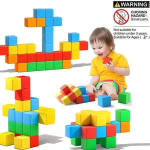 Magnetic Building Blocks Toy Set, Creative Colorful Bricks, Educational Stacking Puzzle, Kindergarten Learning, Best Holiday Gift