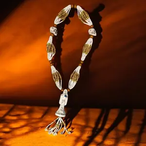 Large Dath Gamber White /  Mazo Muerto Large Blanco Trendy Jewellery Accessories Trendy Fashionable Accessories Witchy Jewelry Beaded Bracelet