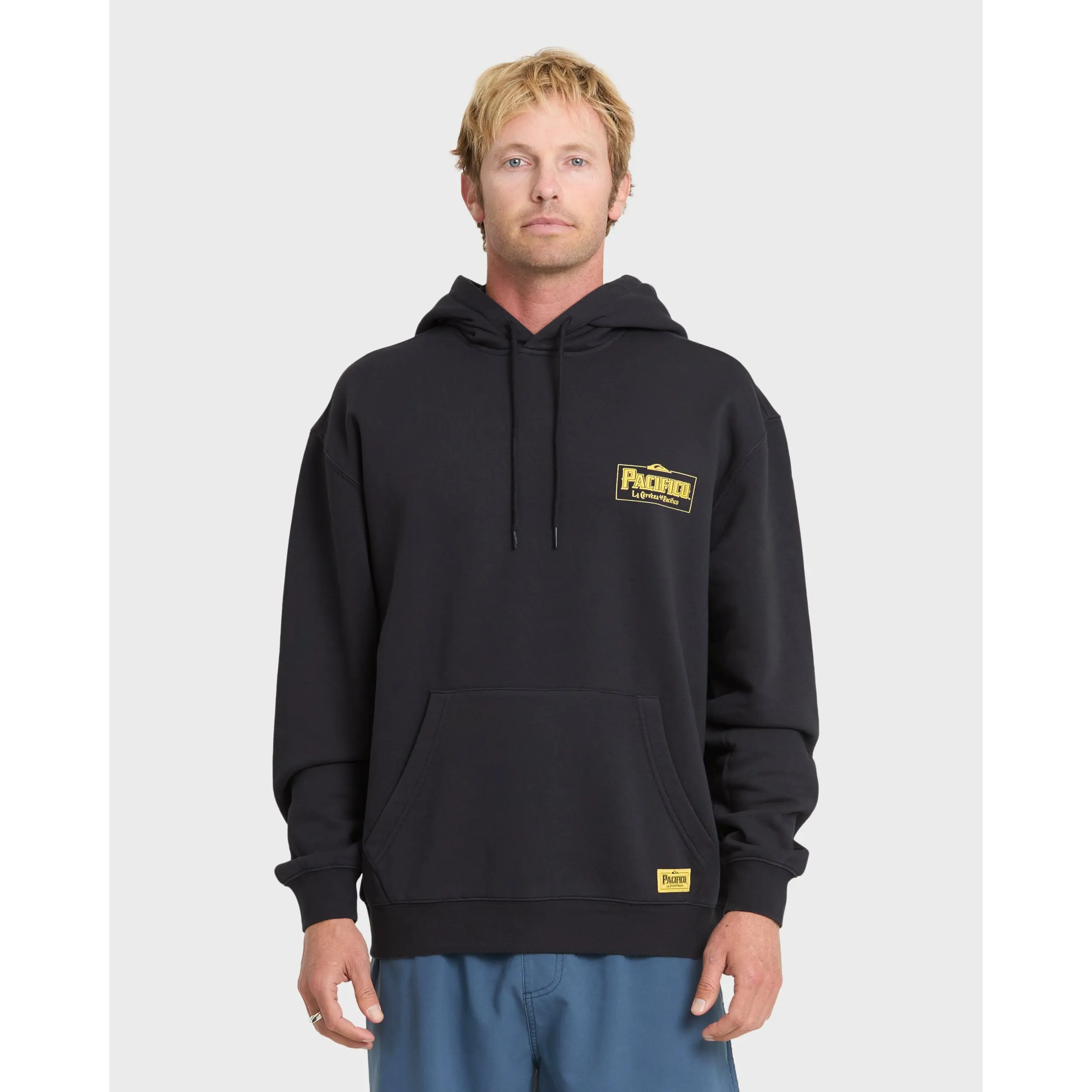 Quiksilver | Pacifico Sayulita Cruising Pullover Hoodie | Adjustable Strap Cozy Fleece | Everyday Wear & Casual Streetwear