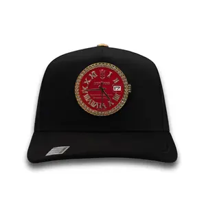 Hat The Watch Black Red