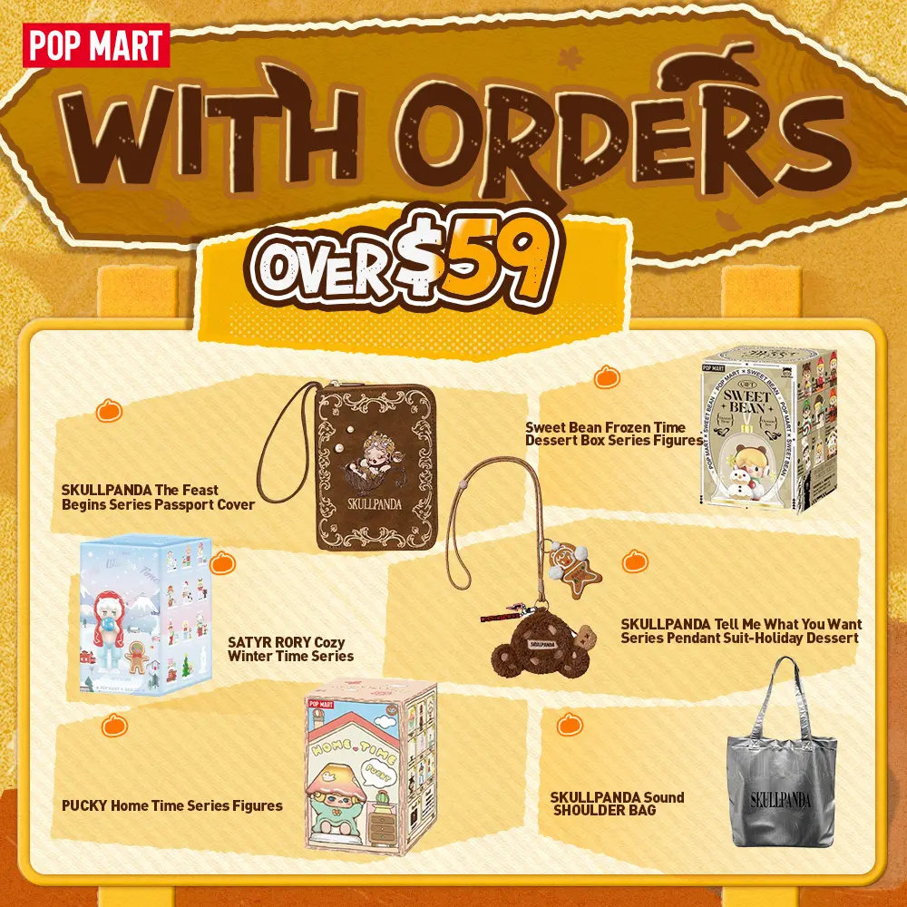 [POP NOW] Freebie for POP NOW Order OVER $59