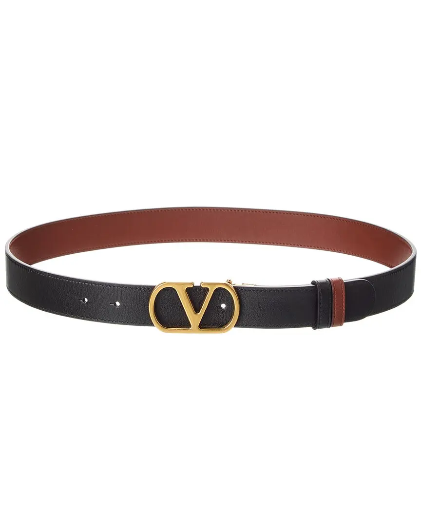 Valentino VLogo Signature Leather Belt