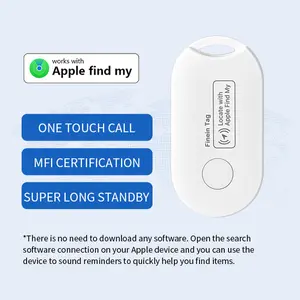 Global Location Tracker for Apple Find My, Water Resistant Gps Device ,Android not Supported, Works with Apple Find My (iOS only), Bag，Animal pets，Key Finder, Bluetooth Tracker for Earbuds and Luggage, Phone Finder