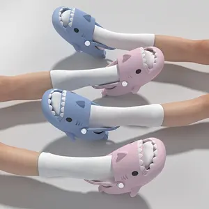 Children's Shark Clogs Summer House Slippers for Babies Non - Slip Thick - Soled Cute Cartoon Soft - Soled Kids Slippers