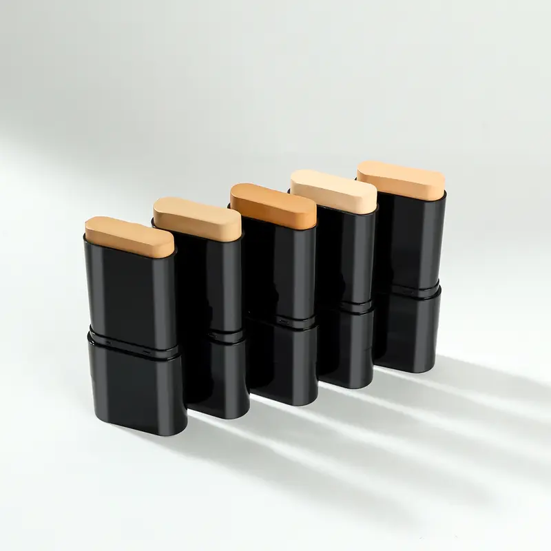 2-in-1 Concealer Stick with BrushWheatShade Waterproof Flawless CoverageHydrating Longwearing Foundation for Women &Girls Makeup Lightweight Matte Facial Makeup‑Halloween Vibe
