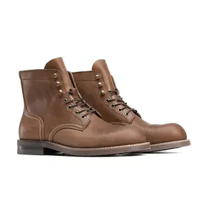 DESAI classic Leather Ankle Boots Men's Soft Dress Boot Motorbike Hiking Walking Footwear DS6522H