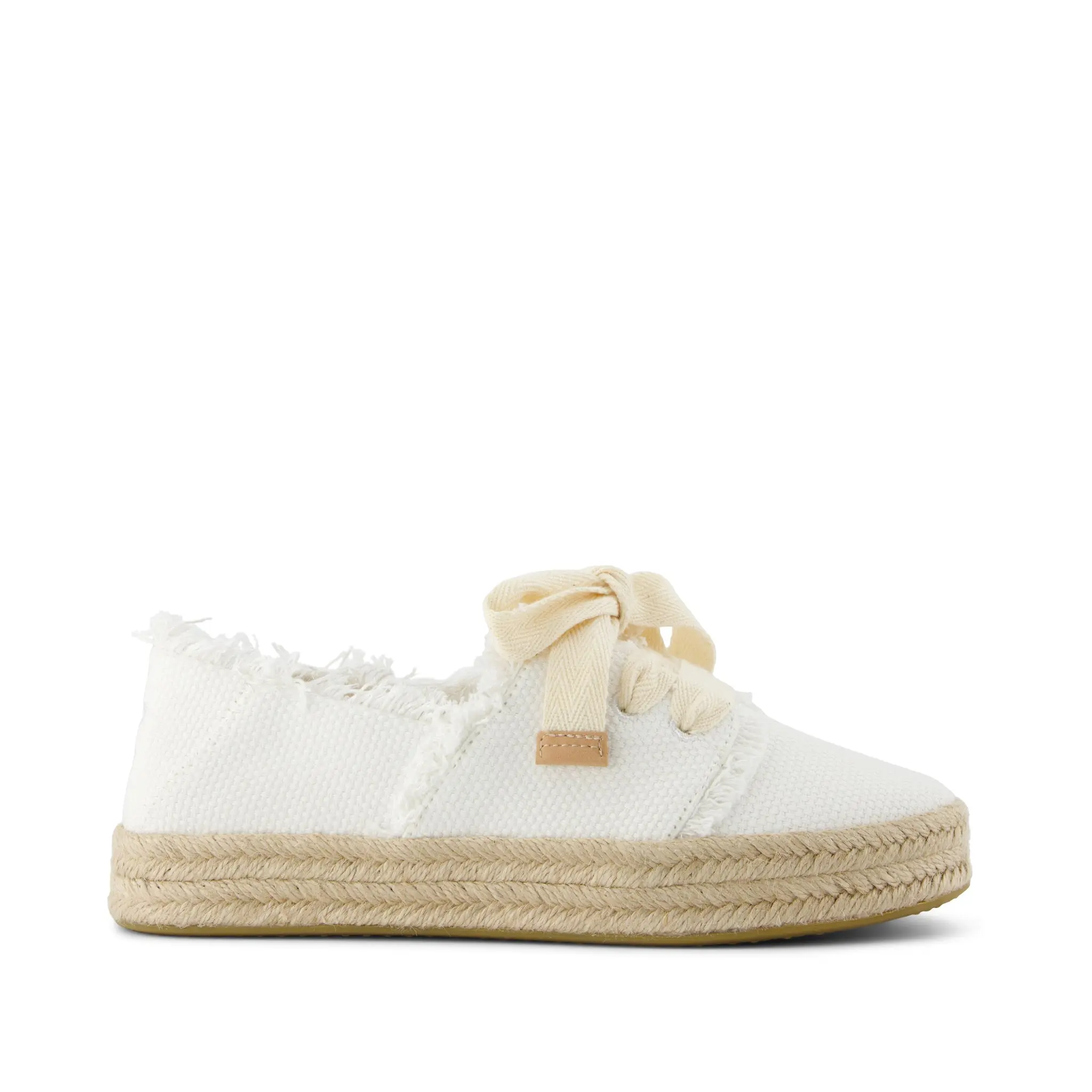 Carolina Lace-Up Espadrille White Beachside Woven Carolina Lace-Up Espadrille White Beachside Woven