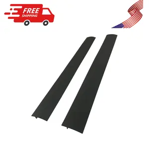 Silicone Kitchen Stove Counter Gap Cover Long & Wide Gap Filler (2 Pack) Black