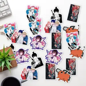 Stickers Pack 20 Pcs Chainsaw Waterproof Man Vinyl Skateboard Car Guitar Water Luggage Laptop Bike Colorful Aesthetic Bottle Bumper