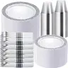 Dinnerware Sets, Gold Plastic Plates ,Include: Dinner Plates,  Dessert Plate,  Gold Plastic Silverware, Cups for Party, Disposable Dinnerware, Leak-Proof