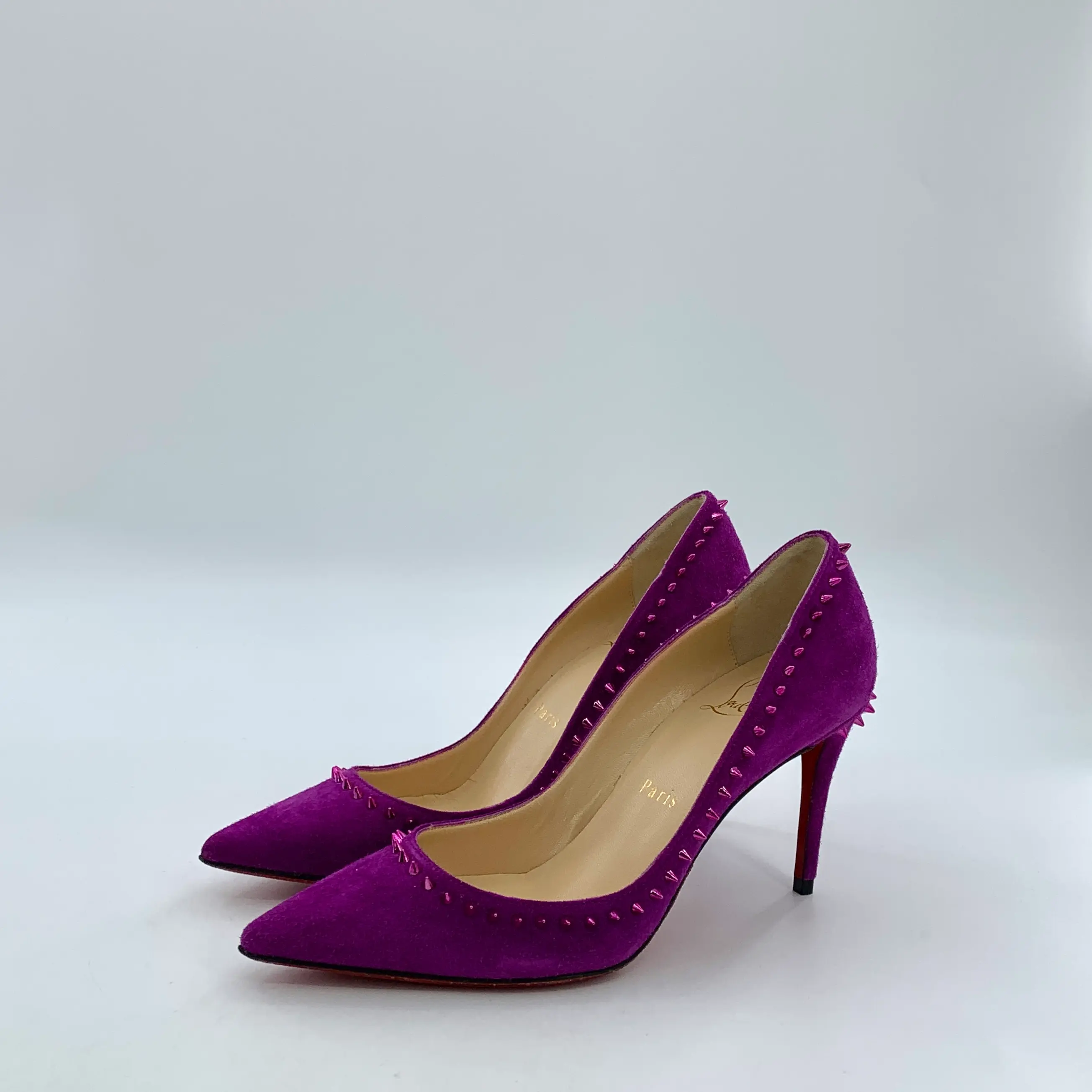 RDLT- Christian Louboutin purple high heel size35-H35439