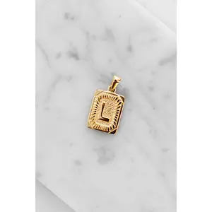 Lapo Lounge - Monogram Letter Charm - Gold