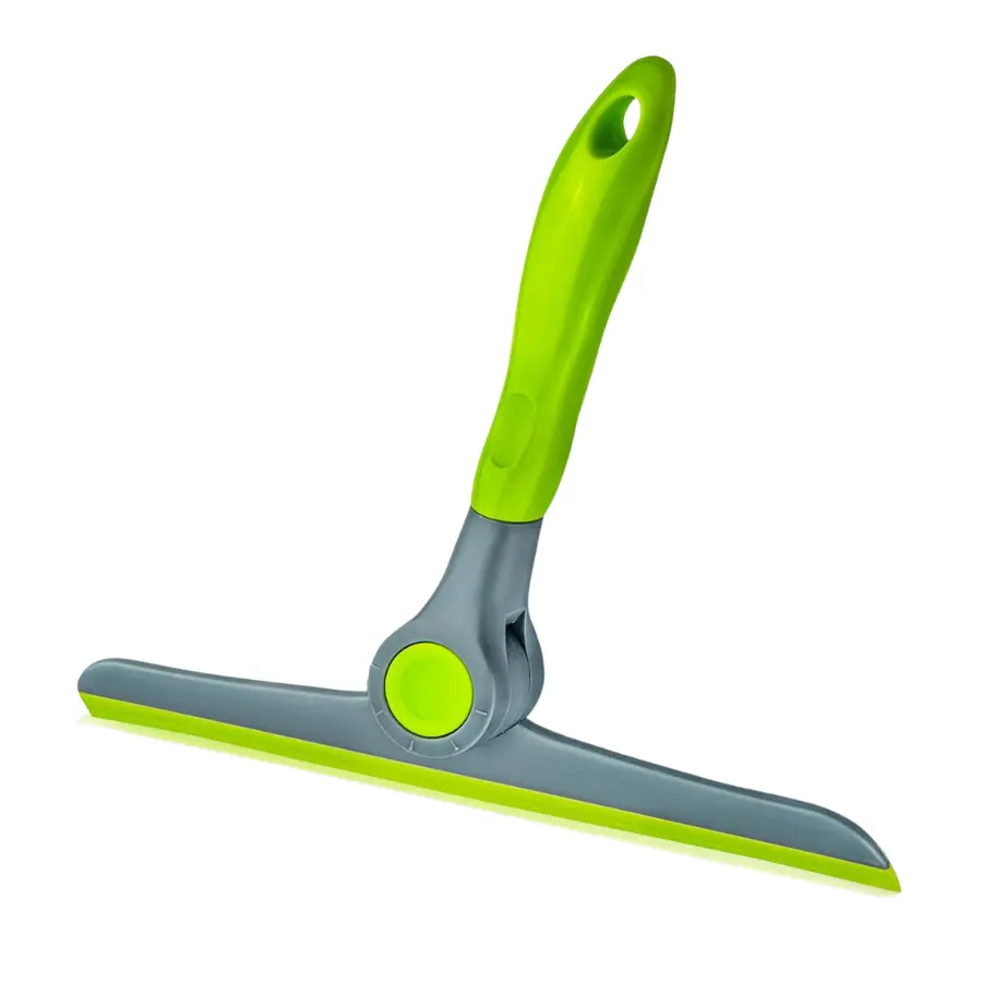 10-Inch Durable Rubber Window Squeegee - Comfortable Handheld Multi-Purpose All Purpose Cleaning Home Care Tool for Glass Doors, Car Windshields (Green, Grey Options), Multi-Purpose Cleaning Squeegees, All Purpose Squeegees