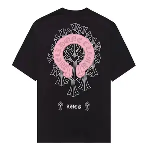 Autumn Summer Short Sleeved Men's Horseshoe Designer Printed High Street Casual Top T-shirt Women Cotton Unisex Luxury Brand Novelty Graphic T Shirt funny tshirt Undershirts Tees Casual Streetwear Classic Plain Men's Women Cotton Moisture Wicking Short