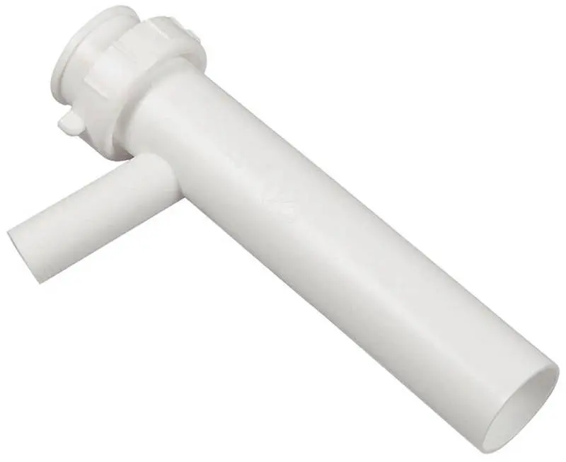 212 MAIN 1.5 in. Plastic Dishwasher Tailpiece, Bathroom Fixture Accessory for Direct Connection Tubes & Faucets, Easy-to-Install Plumbing Component, Faucet
