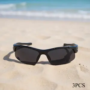 Polarized Sports Sunglasses - Effectively Eliminate Harsh Reflected Glare from Water Snow Roads Outdoor Glasses