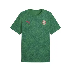 PUMA Mens Fanpack Mexico Graphic Crew Neck Short Sleeve Athletic Casual Tops Casual - Green