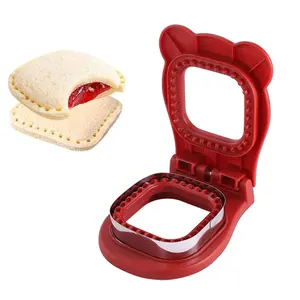 Sandwich Cutter and Sealer Uncrustable Sandwich Maker for Making Lunchtime Easier Square Sandwich Uncrustable Cutter for Kids Breakfast and Lunches