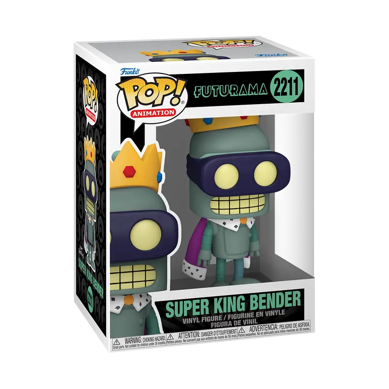 Funko Pop Vinyl Figure Futurama Super King Bender 2211