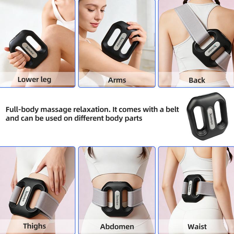 Electric Fascia Ring Massager, Portable Handheld Relaxation Device for Body, Multi-Mode Adjustable Massage Tool, Ergonomic Grip, Lightweight for Home Office Travel Use, Perfect Self Care Gift for Men Women