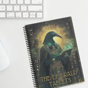 Ancient Wisdom Decoded The Emerald Tablets Notebook for Spiritual Seekers and Mystery Lovers