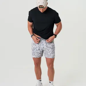 Viral Unisex Camo Gym Shorts – Quick Dry Lightweight Athletic Shorts with Drawstring | Summer Workout Running Activewear