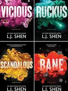 Sinners of Saint Series 4 Books Set - Vicious, Ruckus, Scandalous, Bane Paperback