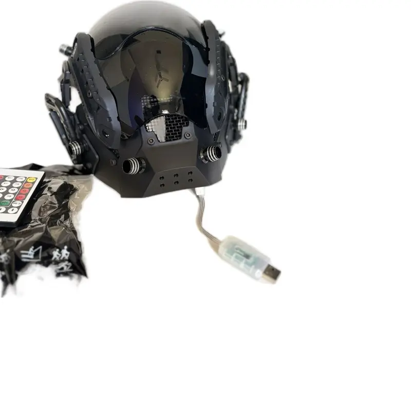Cyberpunk LED Mask Helmet