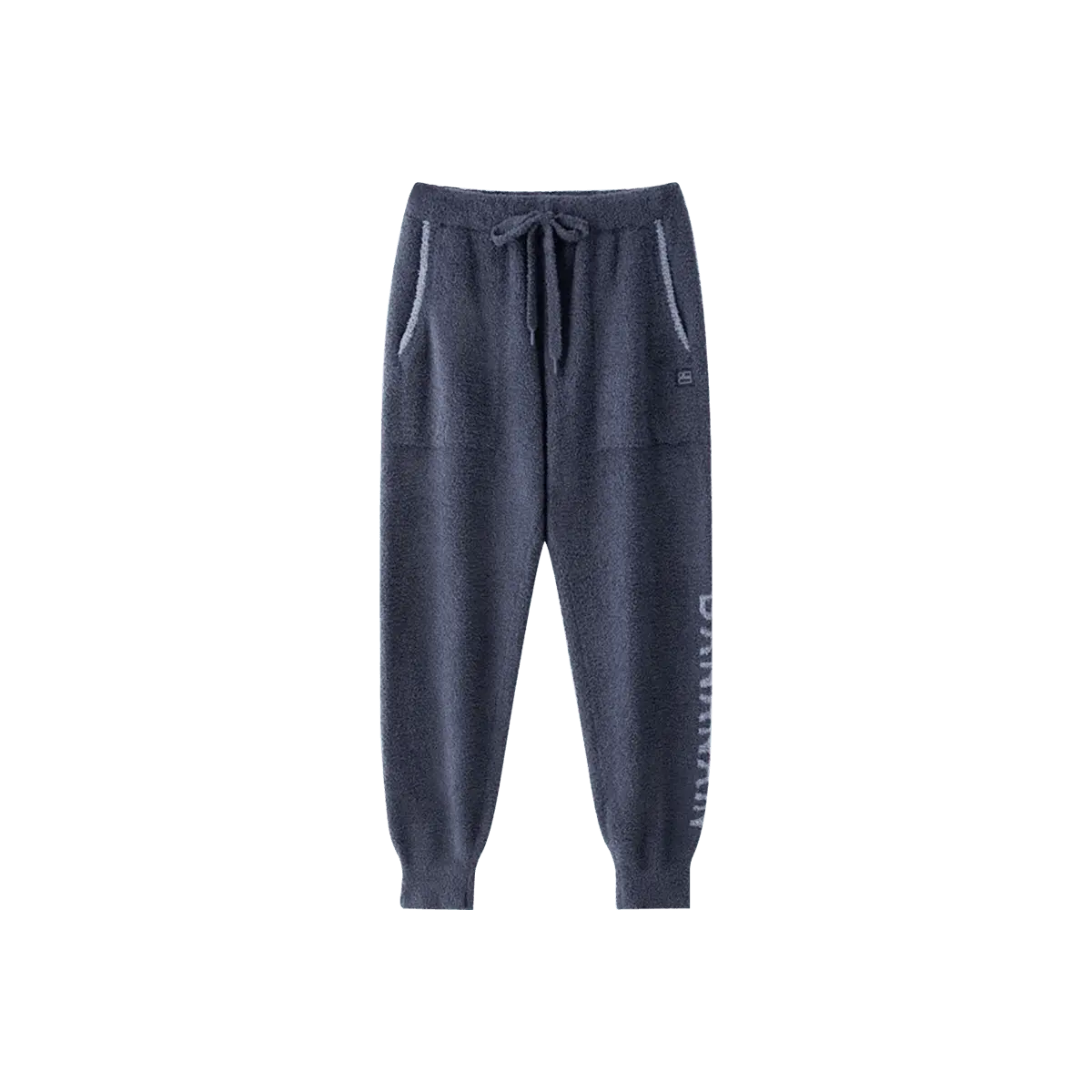Bananain Men's Half Fleece Pajamas Pants 505P Blue XL