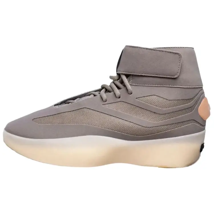 Men's Fear of God Athletics x Adidas High Top Casual Trainers, 'Putty Beige' Basketball Shoes
