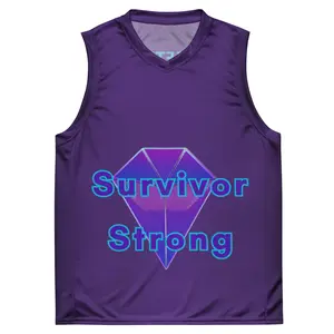 Team Survivor Recycled unisex basketball jersey